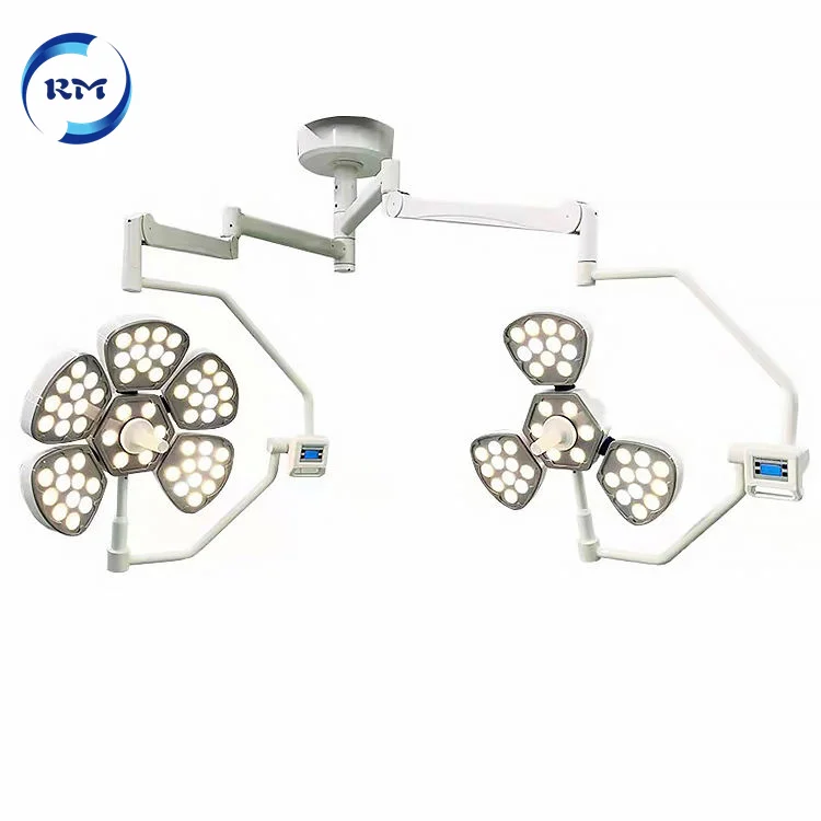 Medical Ceiling Petal Type LED Double Adjustable OT Light Shadowless Operating Lamp