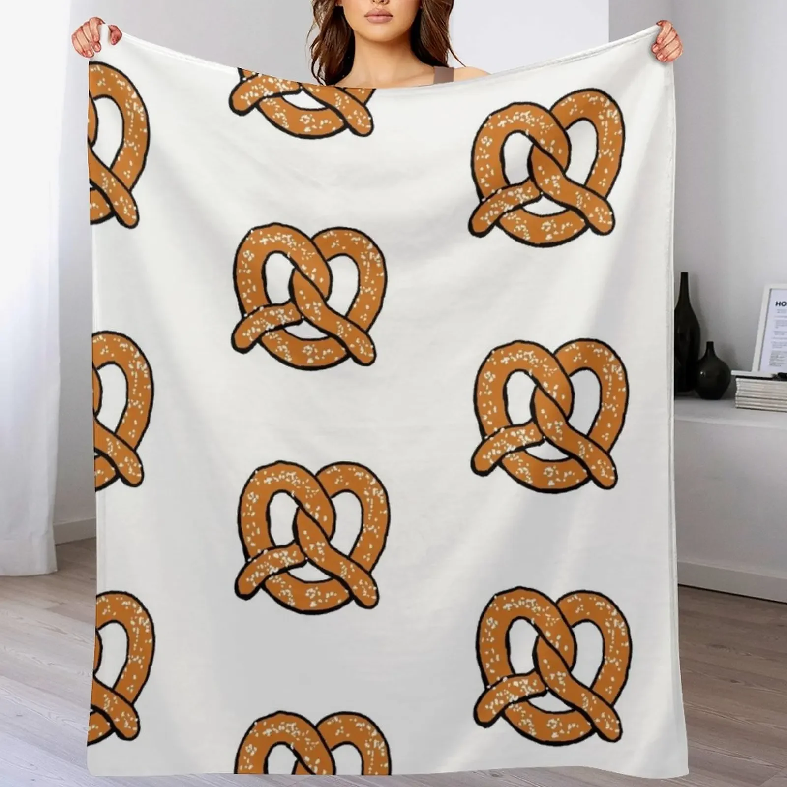 

Pretzel Throw Blanket Decorative Sofa christmas decoration Luxury Brand Blankets