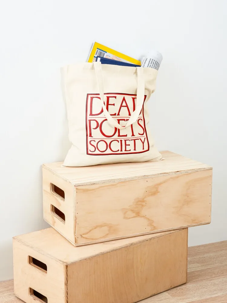 dead poets society logo Tote Bag cute tote bag Custom bag Women's shopping shopping bags foldable