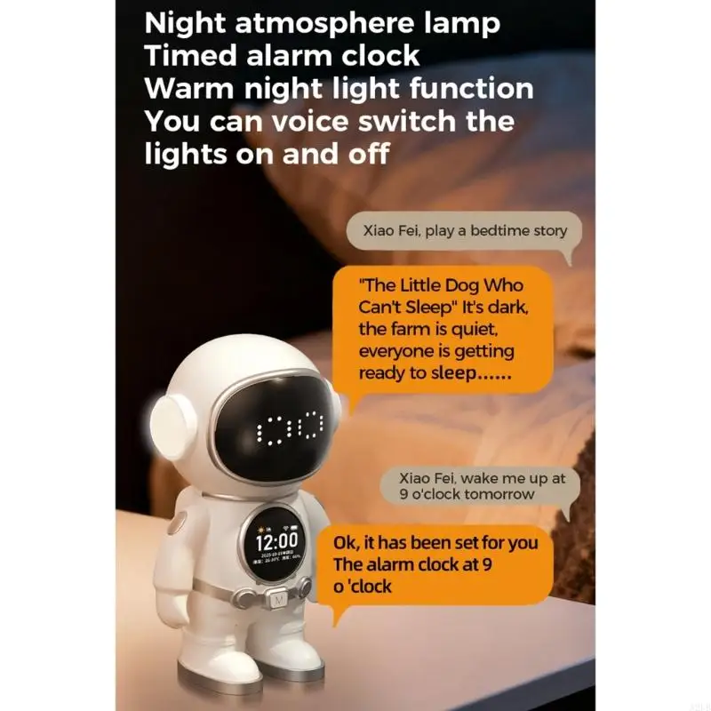 Robot astronaute Intelligent AI, haut-parleur vocal interactif, jouet pour enfants, développement des compétences linguistiques