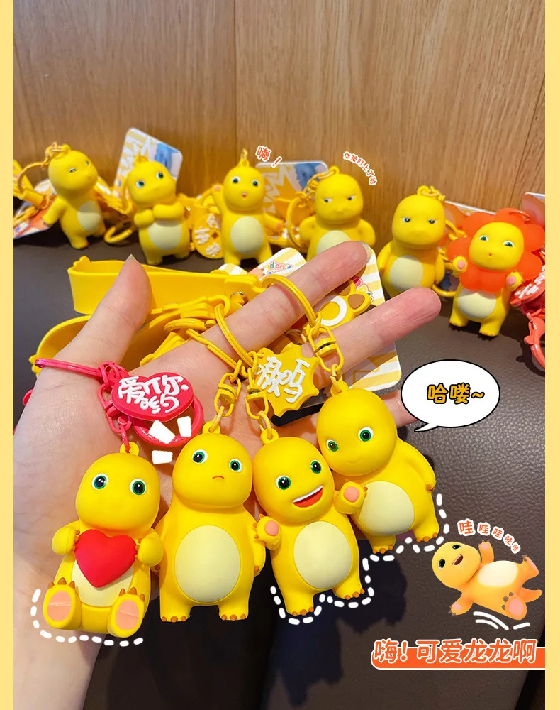 Cartoon Nailong Schlüsselanhänger Kawaii Milchdrache Schultasche Dekorativer Anhänger als Geburtstagsgeschenk für Ihre Freundin – Detail 13