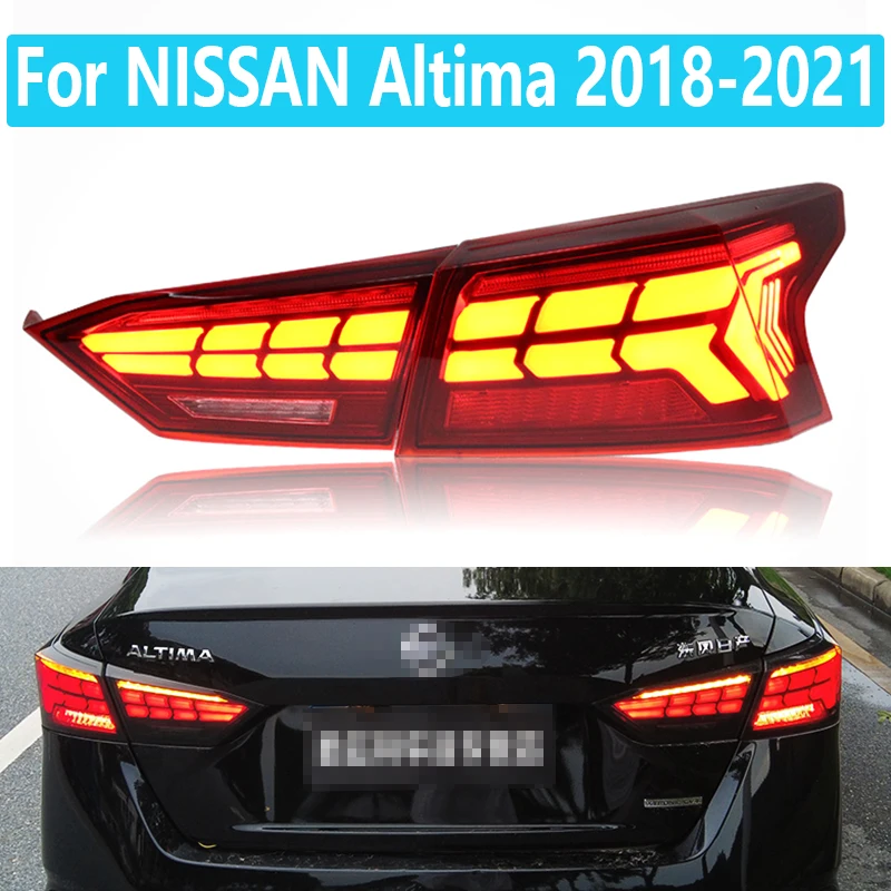 Car Styling For NISSAN Altima 2018-2021 Teana LED Tail Lamp Led Tail Light Animation DRL Dynamic Signal Auto Accessories