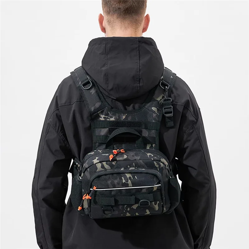 

Сумка для снаряжения ABVH-Molle для использования на открытом воздухе, рюкзак для рыбалки с держателями для удочек, многофункциональная сумка для снаряжения