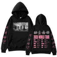 Pink Tour 2025 Sudadera con capucha hombre mujer Harajuku pulóver Tops World Tour sudadera Fans regalo Hip Pop ropa