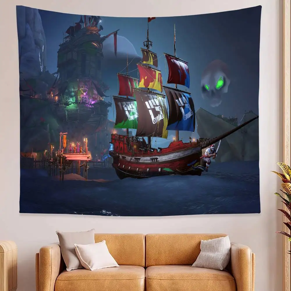 S-Sea Of T-ThieveS خلفية للتصوير الفوتوغرافي لحفلات الأطفال والأسرة صورة ديكور خلفية استوديو الصور