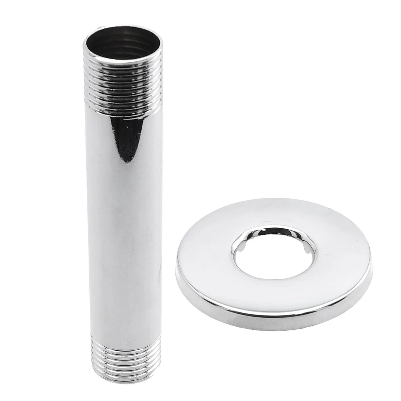 New Practical High Quality Shower Bracket With Flange Straight Ceiling Mount Replacement Shower Head Extension