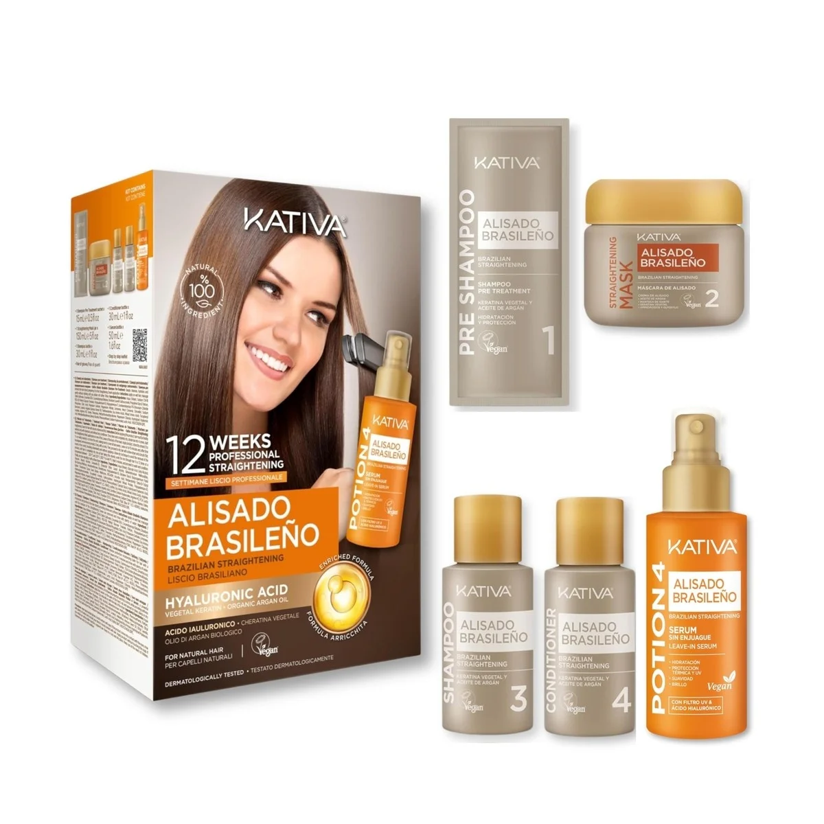 Kativa - Kit de Tratamiento Alisante Premium
