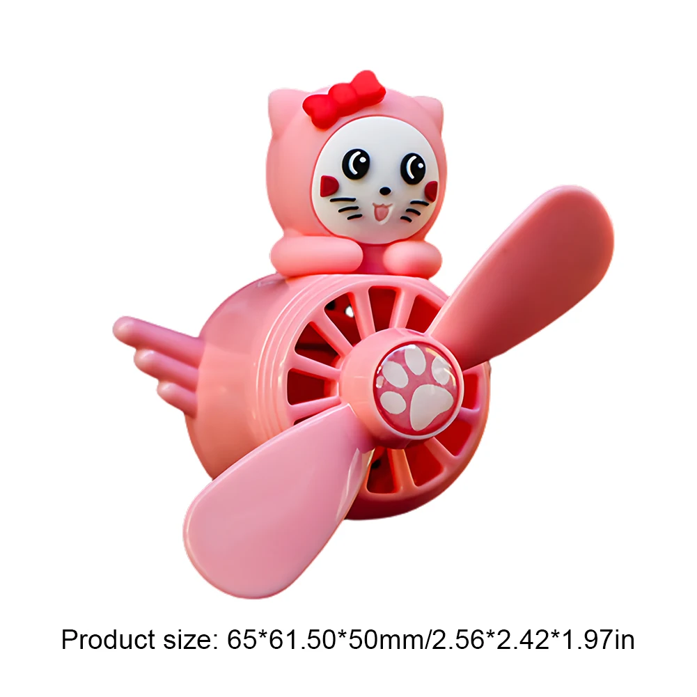 Kleine Ente Auto Aromatherapie Luftauslass Auto Ornament Rotierender Pilot Rotierender Propeller Hund Pilot Auto Innenparfüm Diffusor