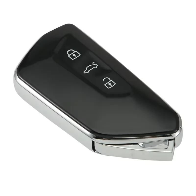 KDZA25 Remote Control Key Shell 3 Buttons Smart Key Card Case For VW Golf 8 Car Remote Control Key Casing