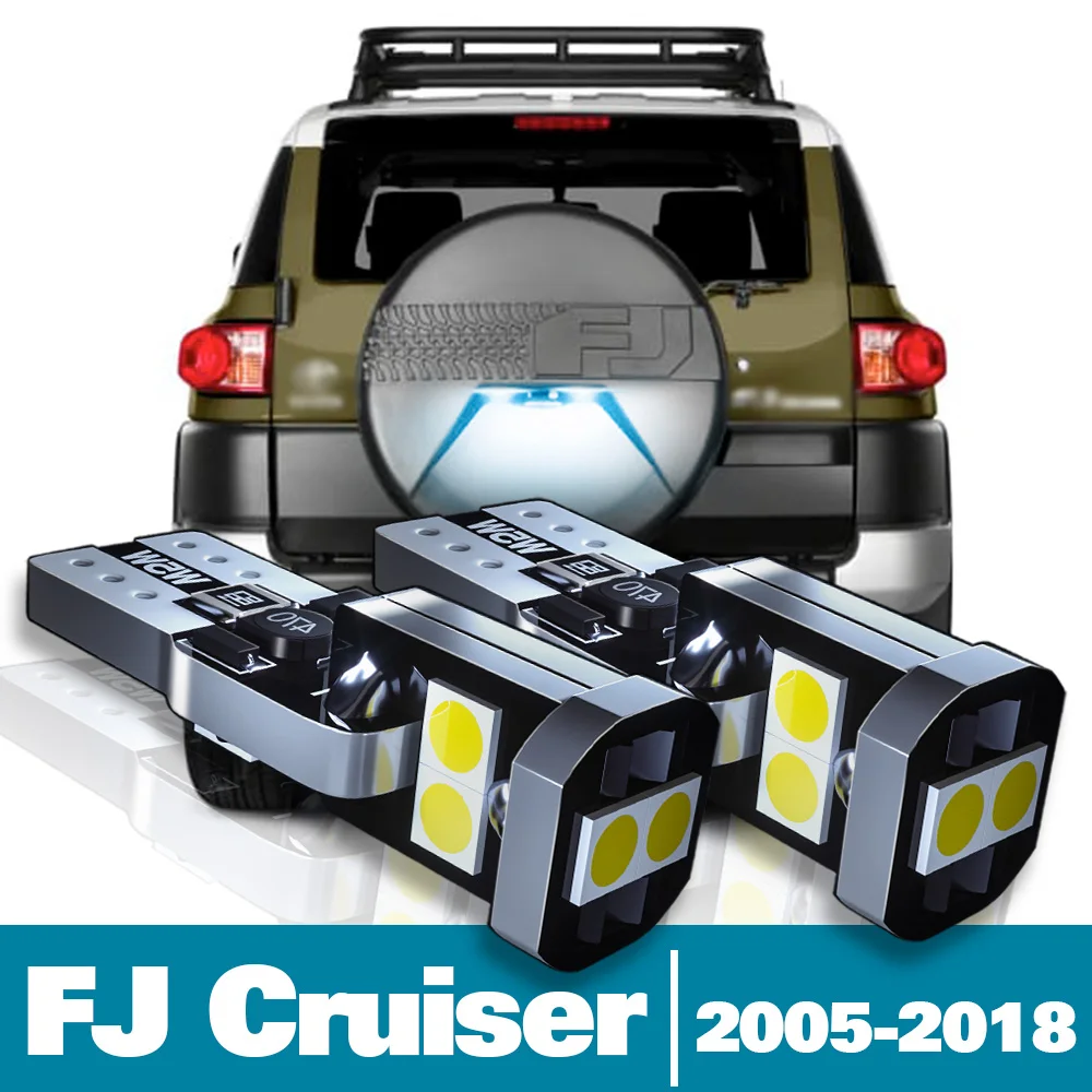 

2 шт., светодиодные лампы для номерного знака Toyota принадлежности для FJ Cruiser 2005-2018 2007 2008 2009 2010 2011 2012 2013 2014 2016 2015 2017