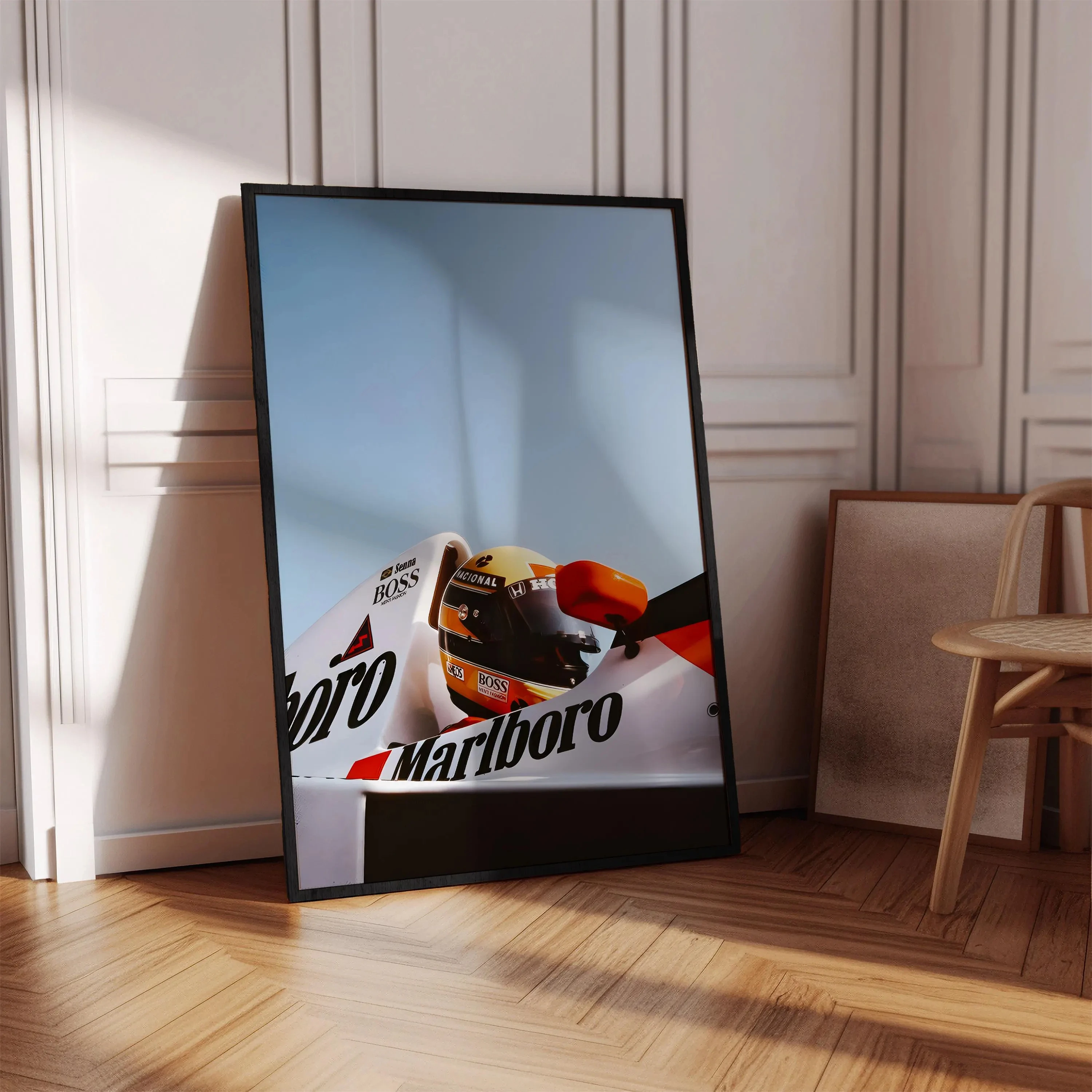 Pósteres de coche Vintage Cool F1 Monaco con marco, impresiones de fotos de coches deportivos de carreras, pintura en lienzo, imágenes de pared, decoración de la habitación del hogar