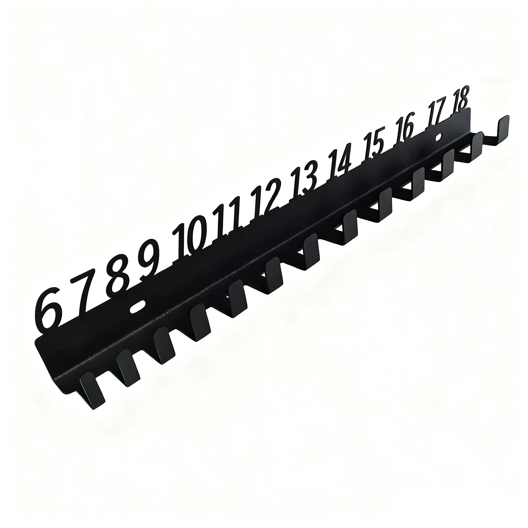 Wall Mount Multi Hole Metal Wrench Storage Rack Garage Workshop Mechanic Tool Organizer For Hardware Arrangement