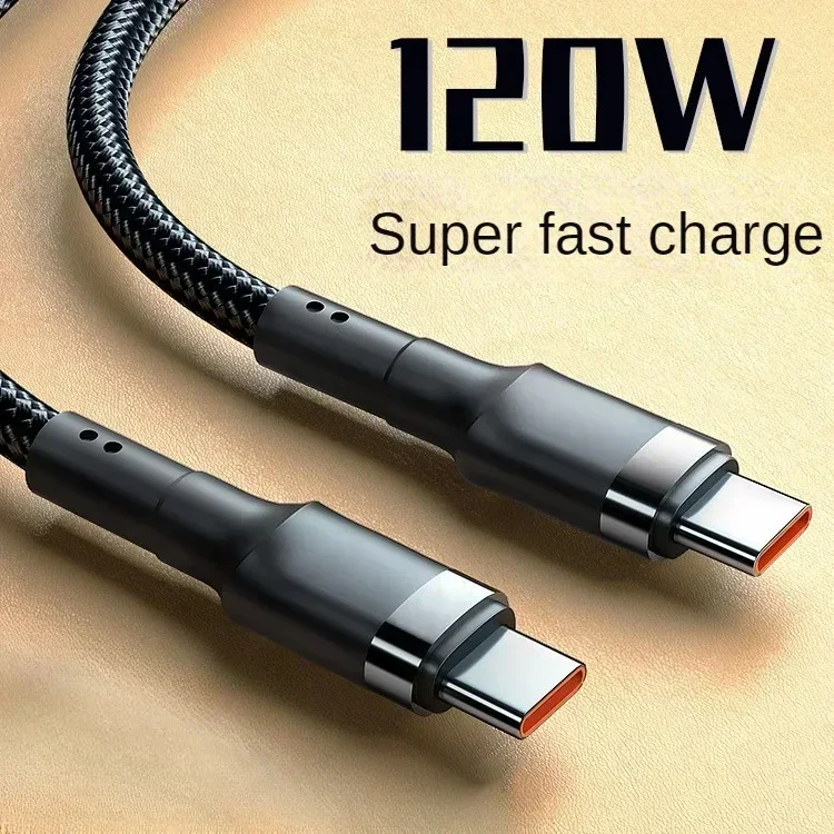 PD 120W Super Charging For S24 S23 USB C TO USB Type C Cable For iPhone 15 Plus Pro Max 11 4.0 Quick Fast Charger Usb c to usb b