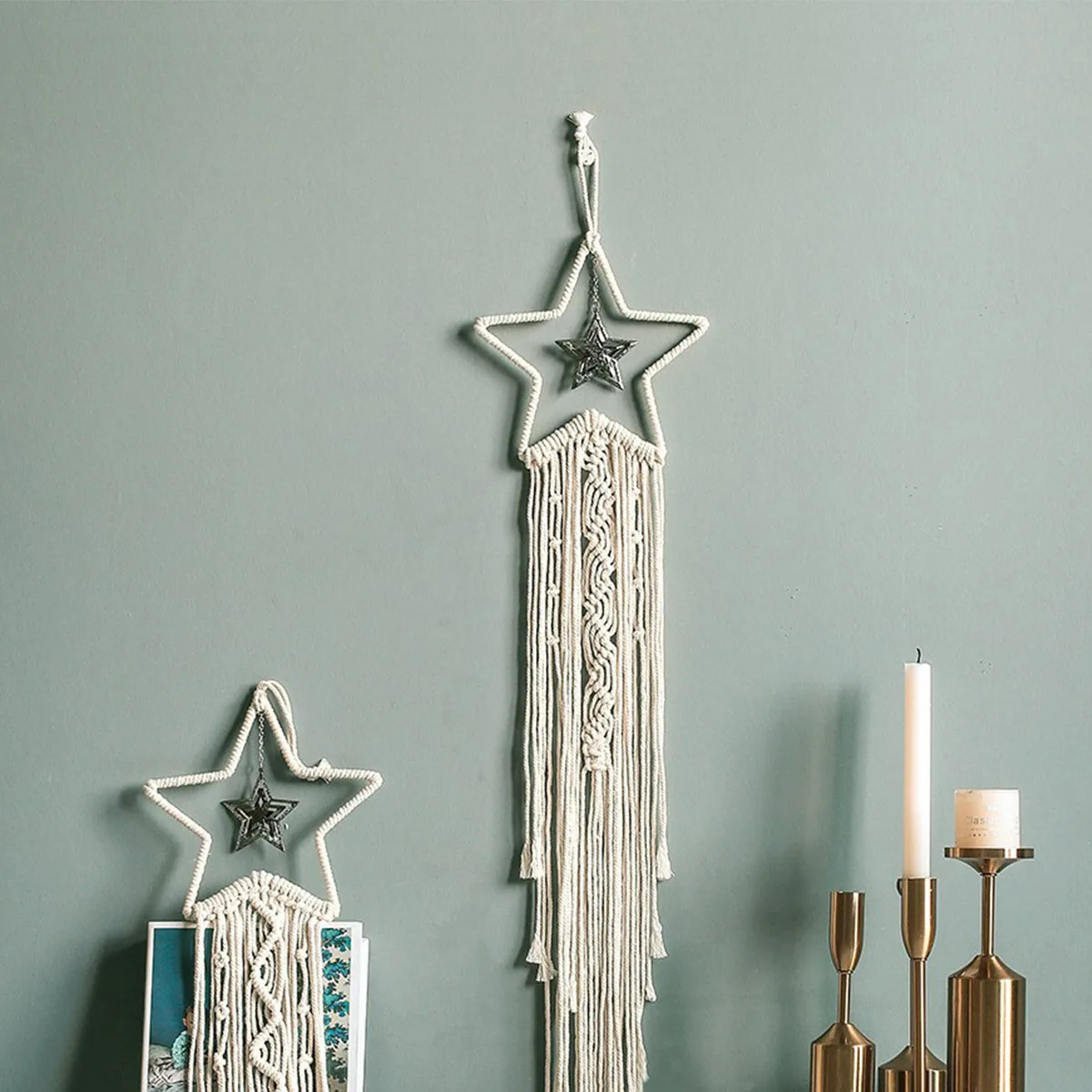 

13pcs Dreamcatcher Small Alloy Metal Rings for DIY Craft Project Dream Catcher Hoop Heart Shaped Portable Gift