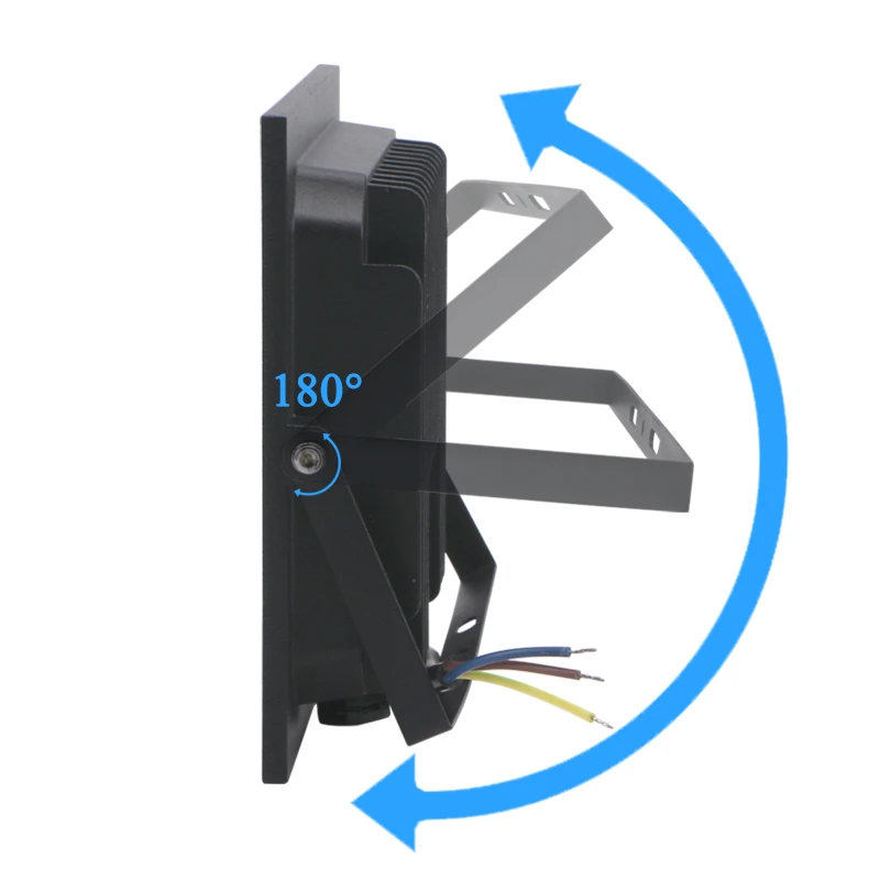 RGB LED Flood Light 100W 50W 30W IP66 Waterproof Outdoor  Spotlight Reflector Lamps Landscape Lighting with Remote Control