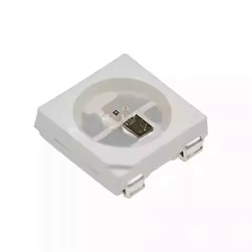 100pcs 5050 WS2812B LED beads with 4 pins, 5V, built-in driver IC, programmable surface mount, 5050 RGB, multi-color display