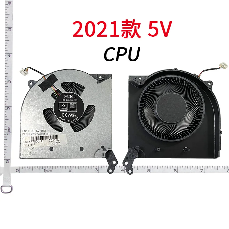 New CPU Cooling Fan For Lenovo Y7000 Y7000 P 2020/H Savior R7000 R7000 P 2021 Fan 5P Y550-15