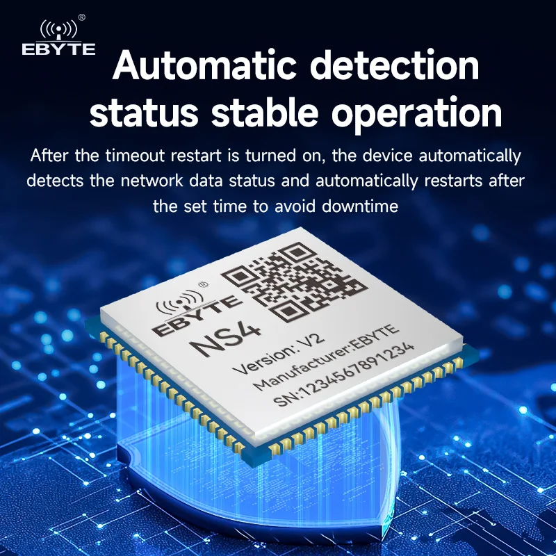 2-Way 4-way 8-way Optional Multi-Serial Port to Ethernet Module EBYTE NS2 NS4 NS8 Virtual Serial Port TCP/UDP/MQTT/HTTP