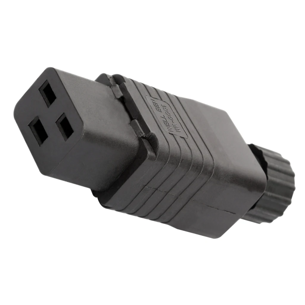 IEC 320 Rewirable Power Adapter Flame Resistant Cable Connector for Networking Equipment