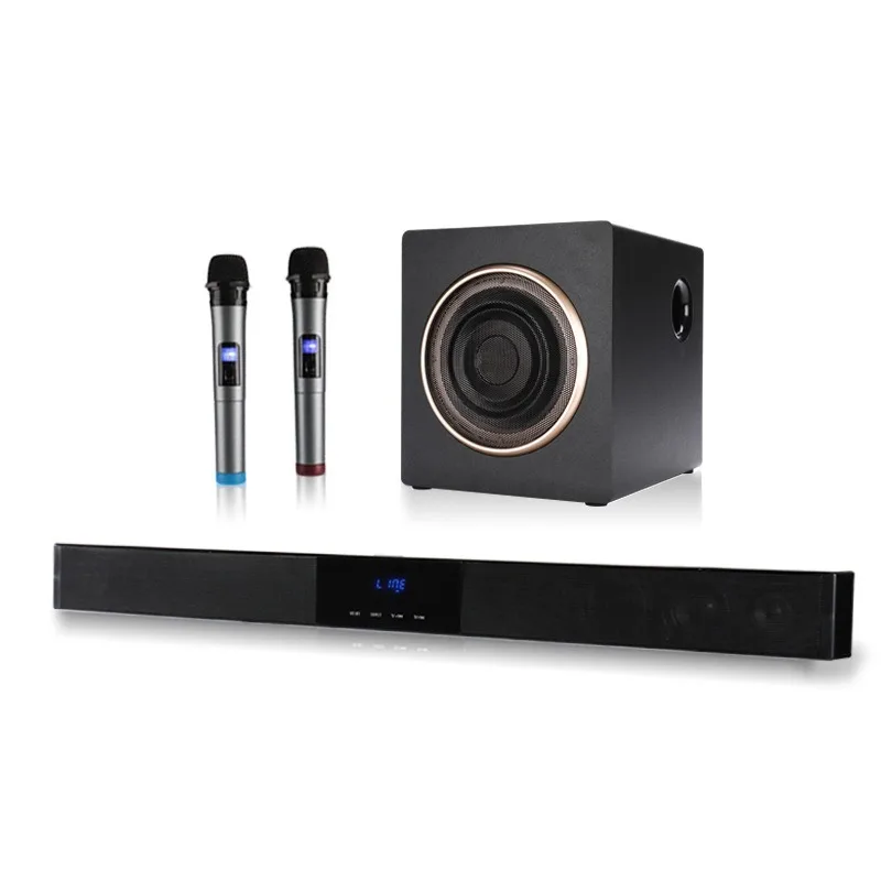 Home theater microphone wireless bluetooth speaker subwoofer