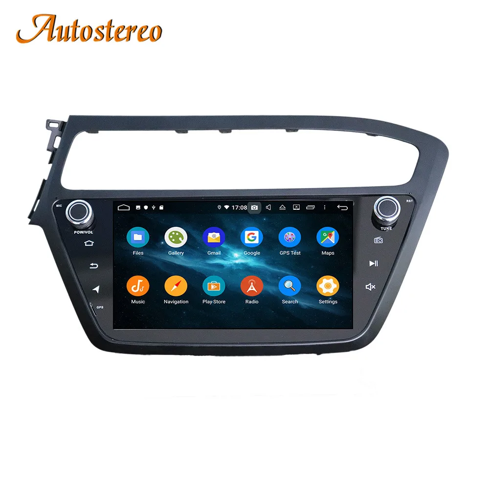 9 Inch For HYUNDAI I20 2018-2021 Android 14 Octa Core Car Media Player GPS Navigation Multimedia Player Recorder Radio Head Unit
