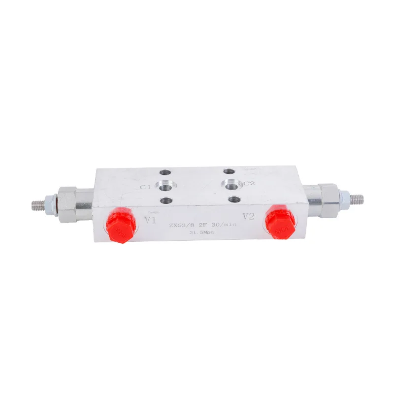 Hydraulic synchronous valve Straight-through hydraulic control panel type two-way balance valve