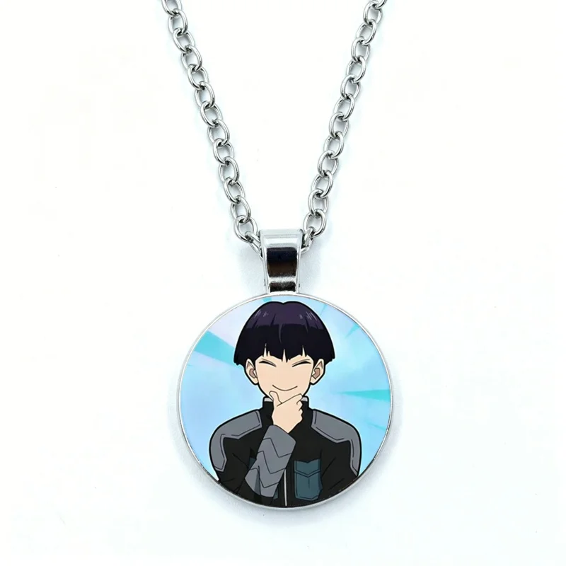 Soshiro Hoshina Reno Ichikawa Iharu Furuhashi Comic Figure Necklace for Women Jewelry Cabochon Glass Pendant Fashion Necklace