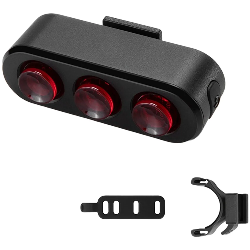 For Mountain Biking Bicycle Rear Light For Extended Cycling Adventures 6 Modes Bike Tail Light Automatic Brake Sensing