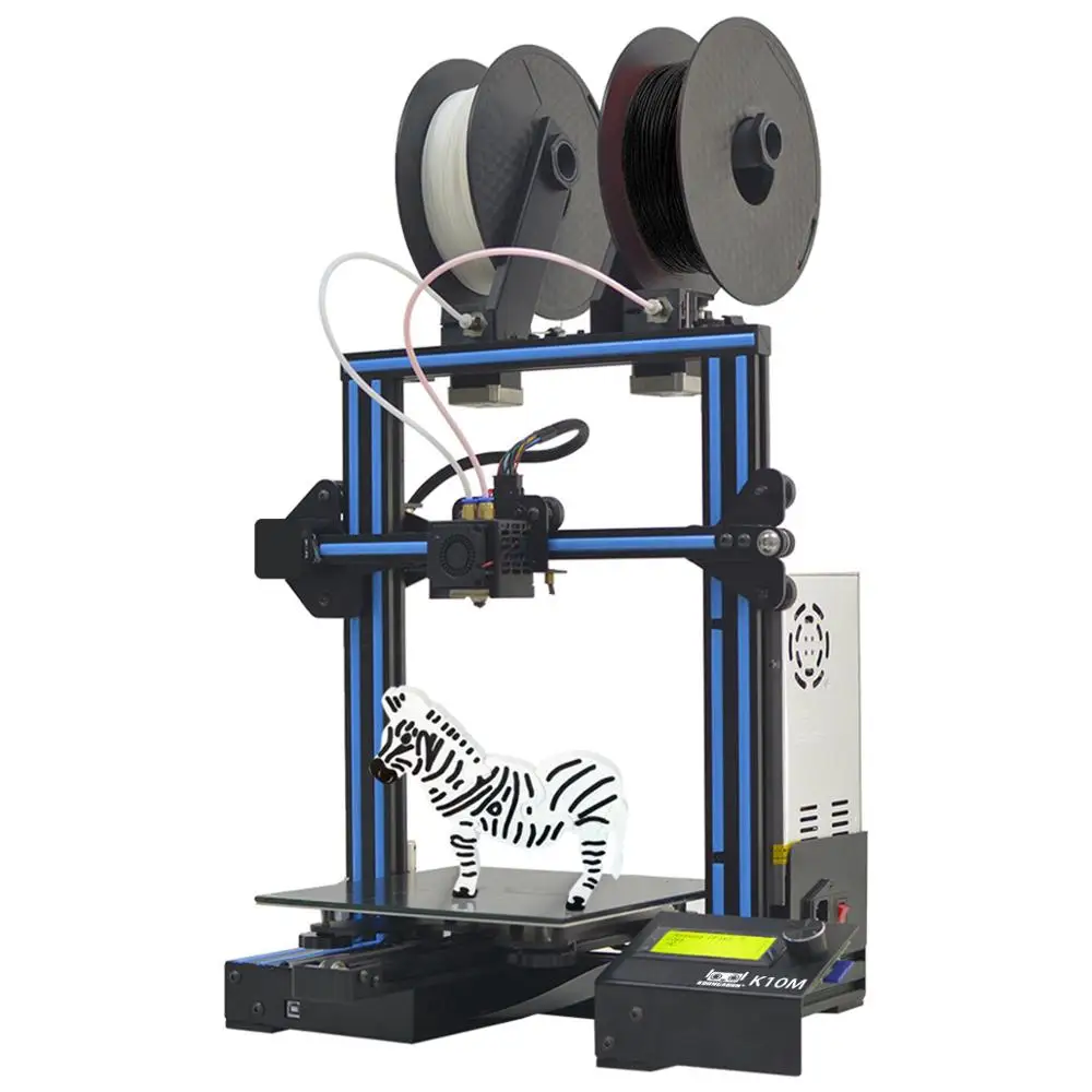 

Easy-to-assemble Semi-automatic Tubular Precision Two-color 3D Printer with DIY Kit, Suitable for Desktop