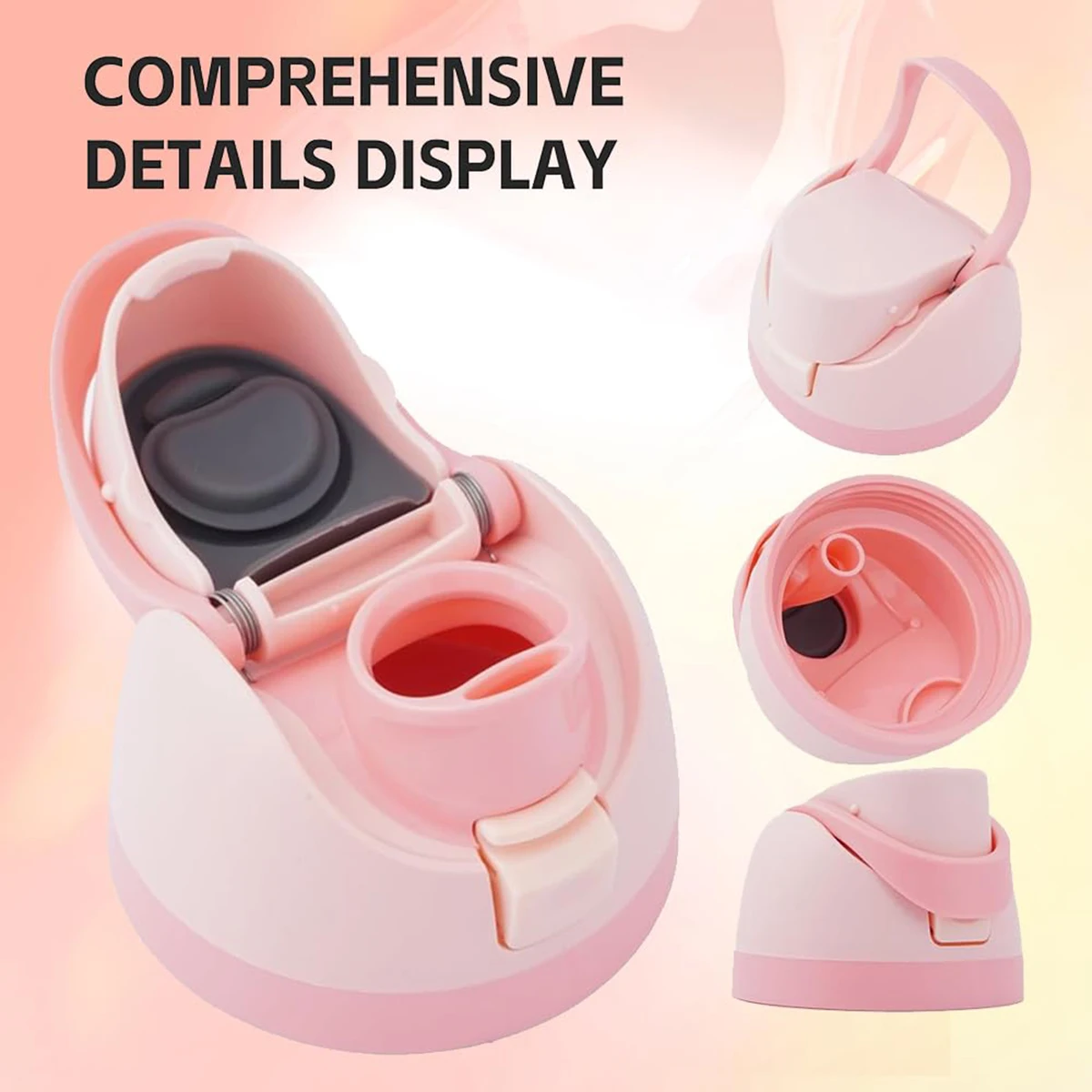 

Original Sealing Bottle Cover Splash Spill Proof Plain Plastic Lids For Clie OWala Multicolor Thermos Cup Cap Cover