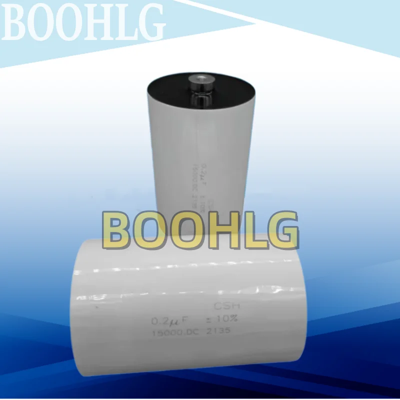 1PCS Inductive Invisible Polypropylene Film Capacitor 15000V 0.2UF 200nf 15KV 63X95MM