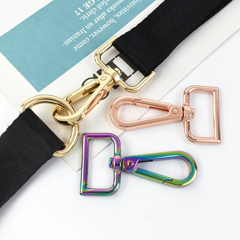 10Pcs Meetee 16-50mm Metal Hook Buckles Swivel Lobster Clasp Bag Strap Dog Collar Trigger Carabiner Clip  DIY Accessories