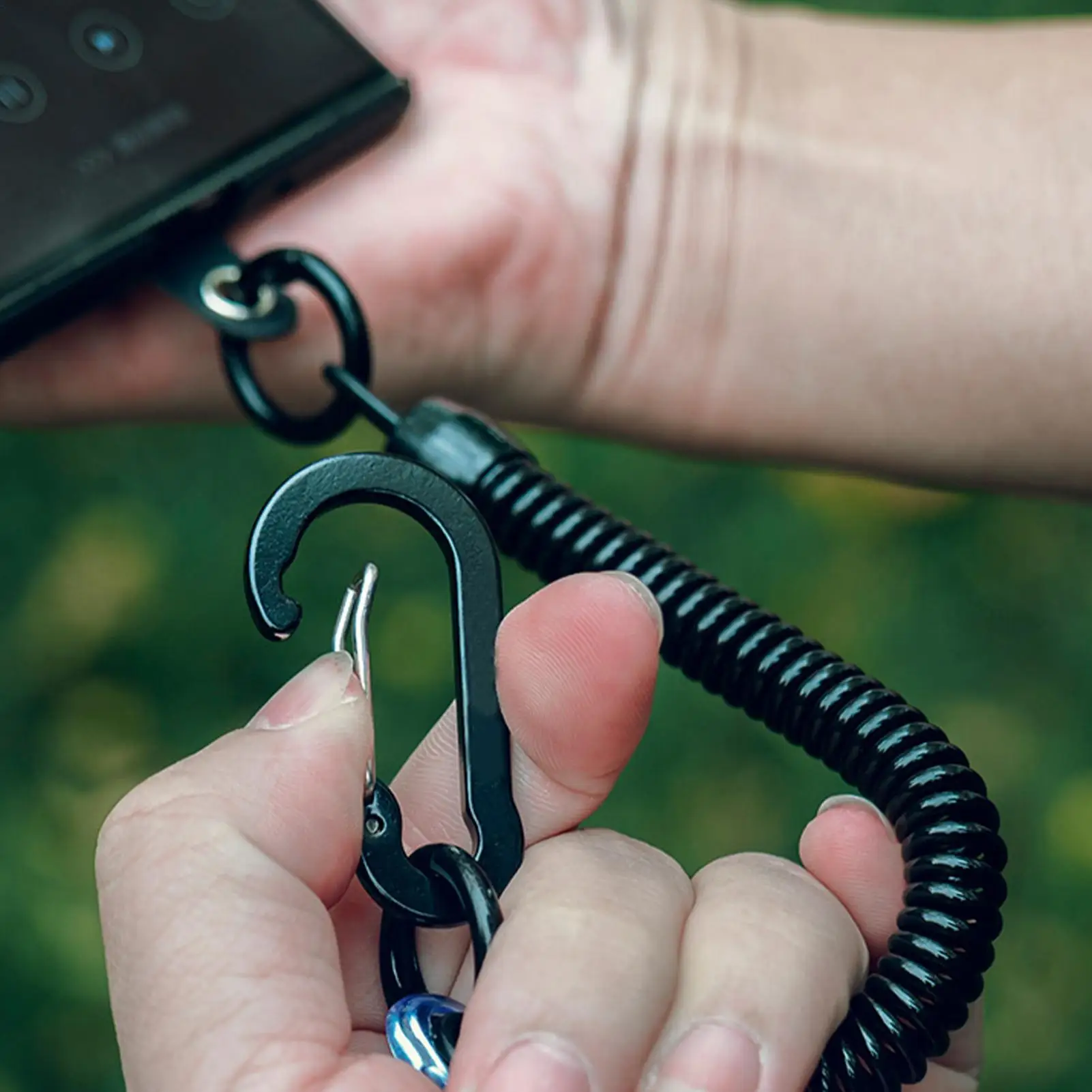 Correa Retráctil para Teléfono Celular, Correa Antipérdida para Smartphone, para Viajeros, Adultos, Personas Mayores, Uso Diario, Viajes, Parques