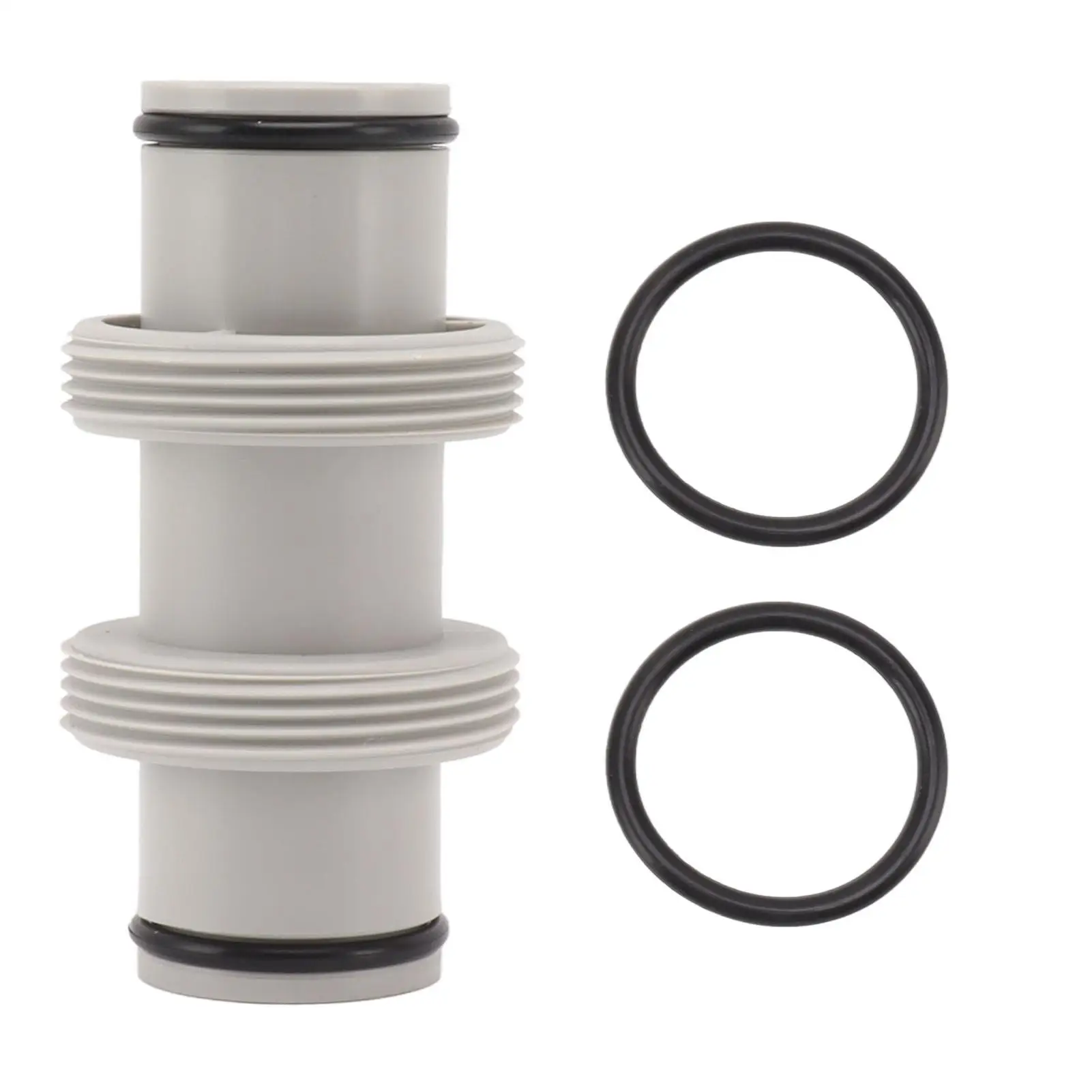 

1.5in Pool Hose Adapter Connector - Straight Joint for intex Swimming Pools, Threaded Hose Fitting