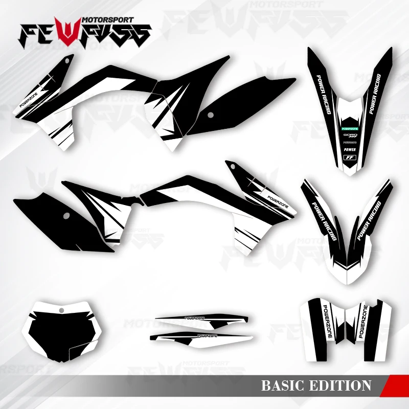 

Fewfuss Graphics Decals Stickers Motorcycle Background Custom For KTM EXC 2012 2013 SXF 2011 2012 003