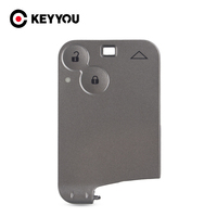 KEYYOU New Replacement 2 Button Remote Key Card Shell Case For Renault Laguna Espace