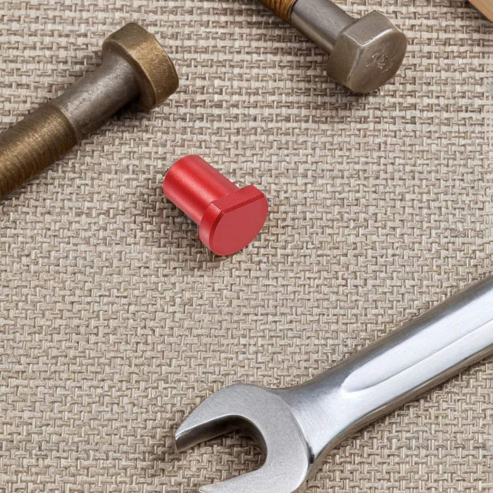 

6Pcs Woodworking Bench Dogs Aluminum Alloy Easy Install Workbench Peg Brake Stops Woodworking Clamp Planing Stop