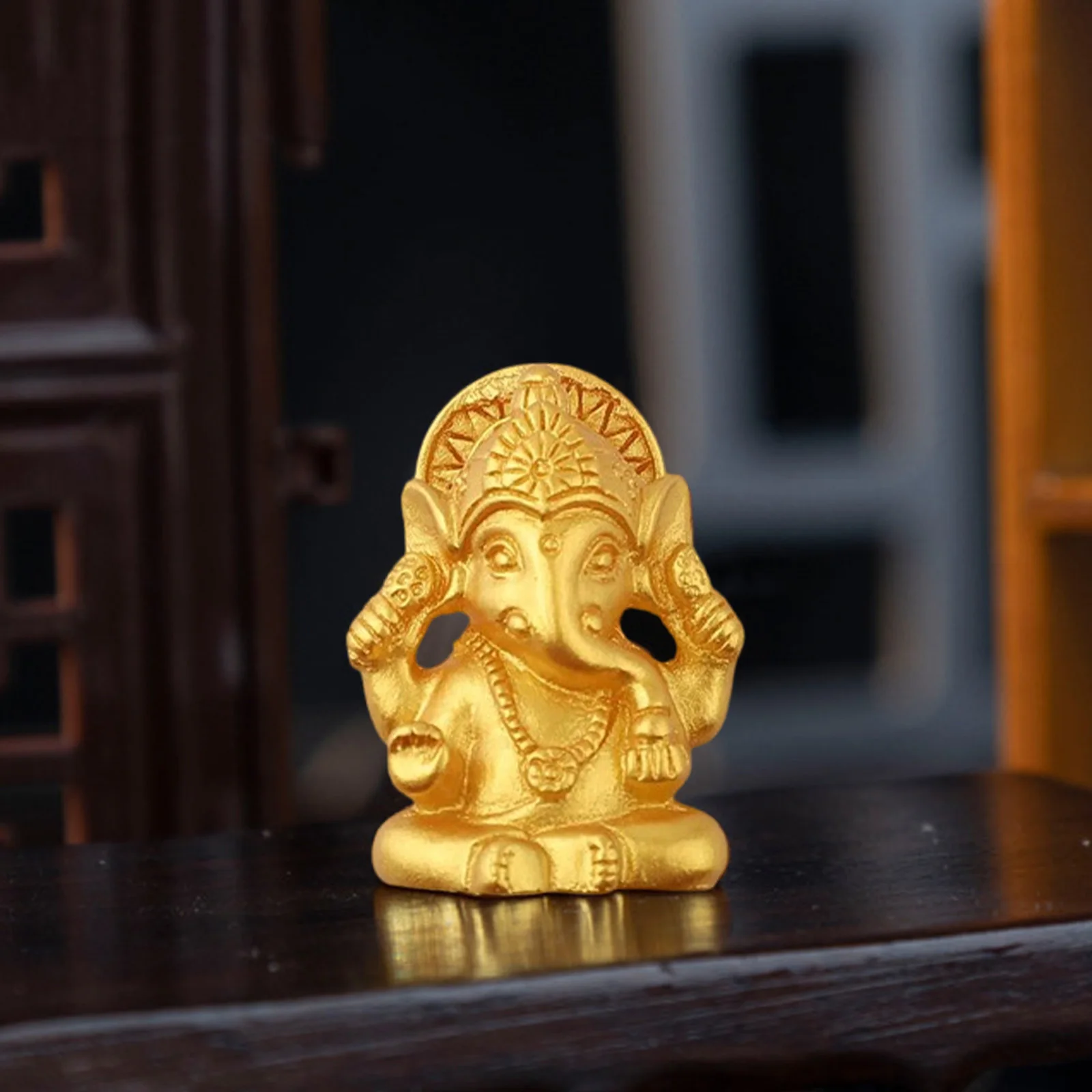 Pack of Ten For Ganesha Figurines Spiritual Decorations Bringing Inspiration to For Homes or Meditation Spaces