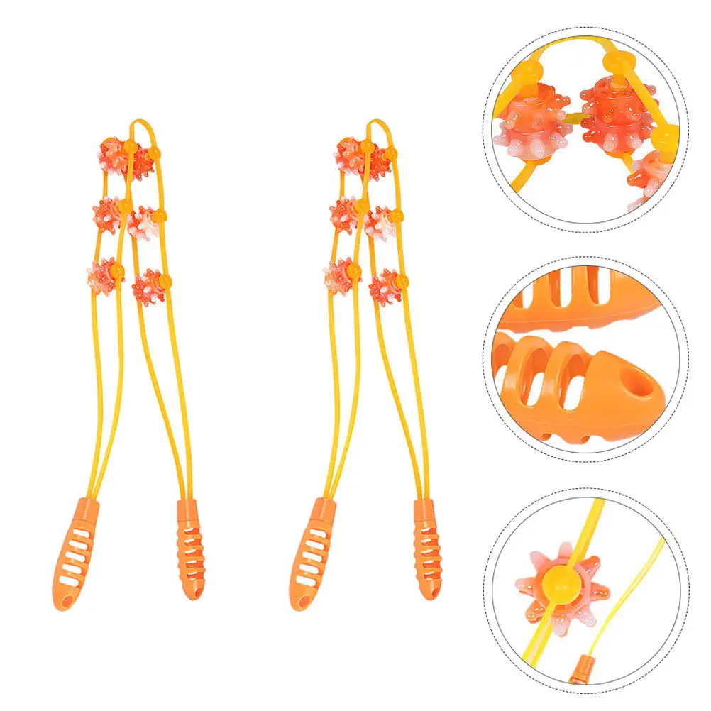 

1 шт., массажный ролик, портативный массажер для спины, ног, плеч, инструмент для облегчения мышечной боли, терапевтический ролик для тела