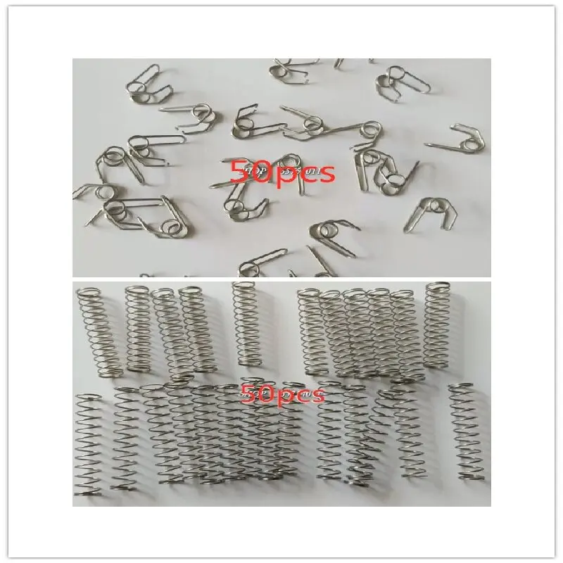 100 PCS trumpet instrument accessories repair parts of two models of spring