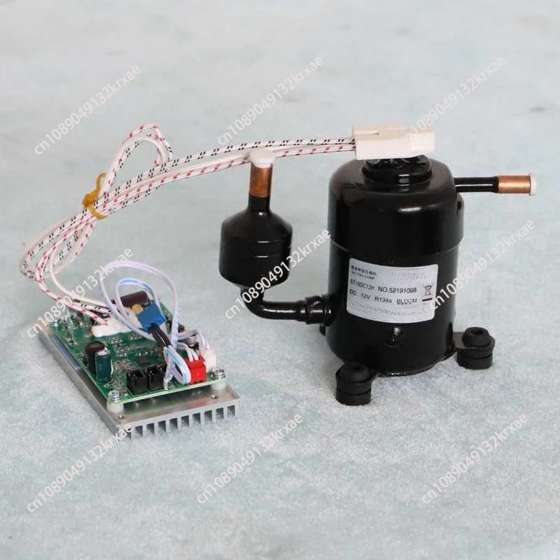 St19Dc Compressor 12V24V48V Max 450W Capacity R134A Suitable for Portable Refrigerator Mini Air Conditioner Compressor