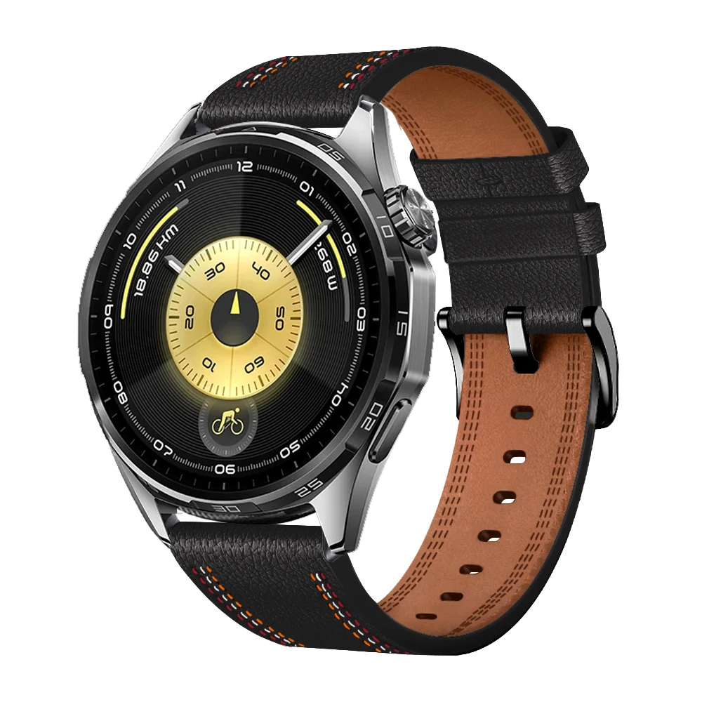 Pasek skórzany 22 mm do Huawei GT6 Pro 46 mm, sportowy pasek do zegarka, akcesoria do Huawei GT6 5 4 3 46 mm, bransoletka GT2e, wymienny pasek Correa