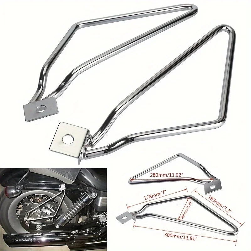 Motorbike Saddle Bags Support, Stay Saddlebag Bracket Guard, Motorcycles Saddlebags Mount Brackets Support