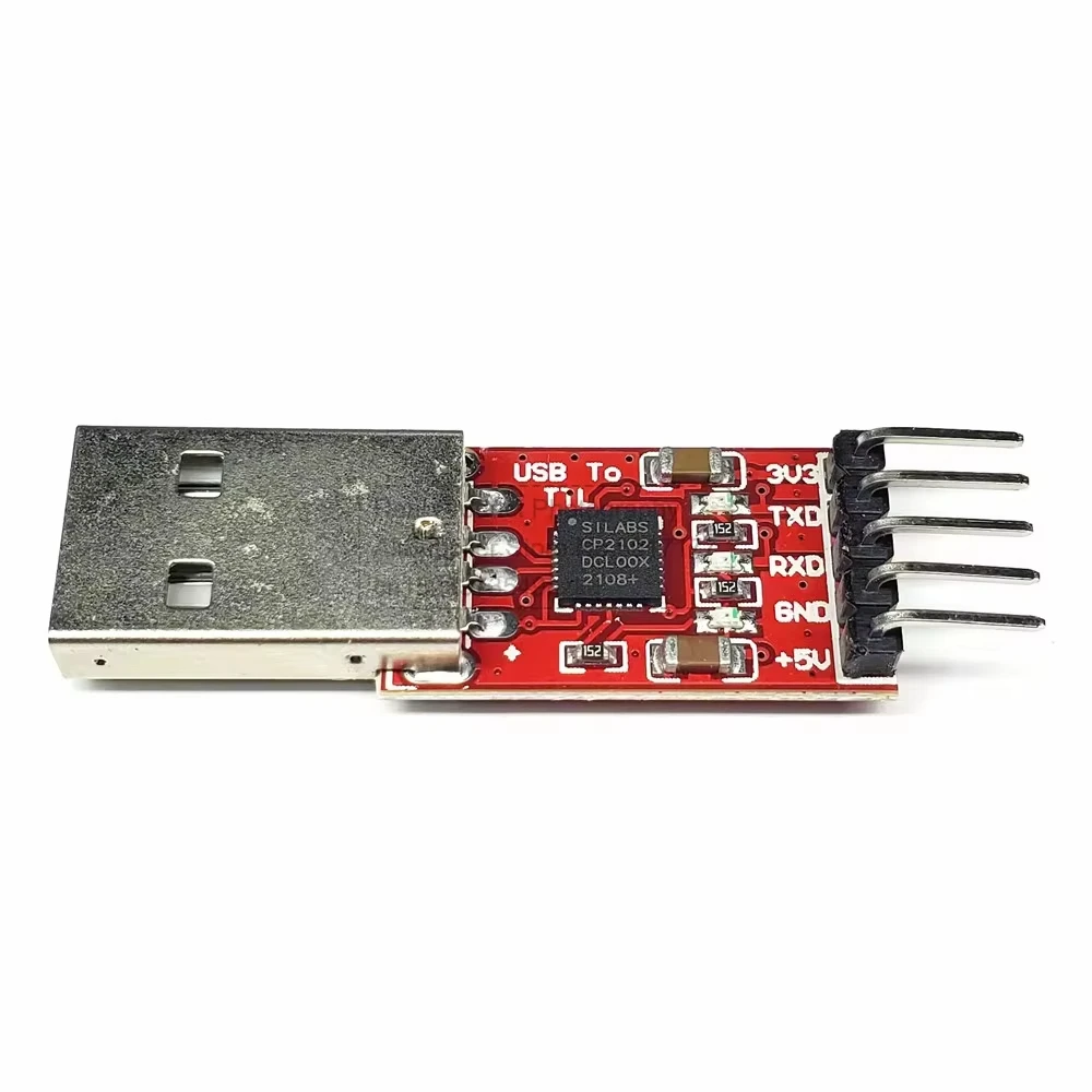 CP2102 محول مسلسل USB 2.0 إلى TTL UART Dupont مجموعة كابل مع STC تنزيل 5PIN وحدة
