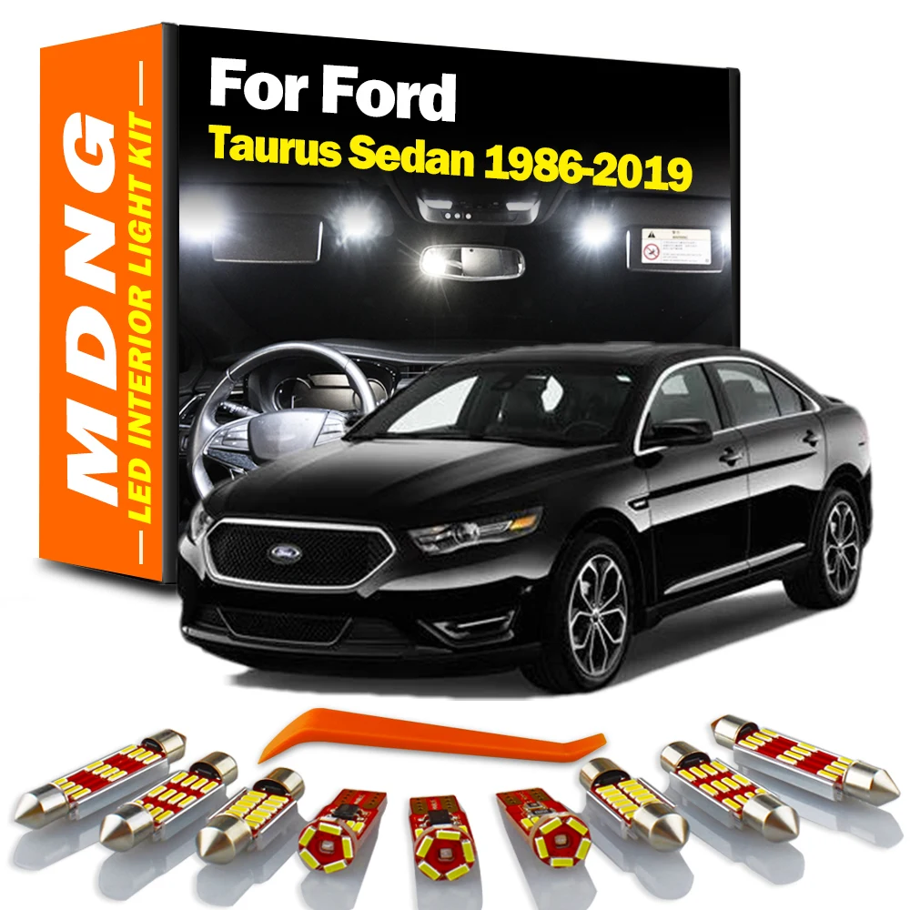 MDNG Canbus For Ford Taurus Sedan 1986-2015 2016 2017 2018 2019 Indoor Vehicle Lamp LED Interior Map Dome Light Kit Car Led Bulb