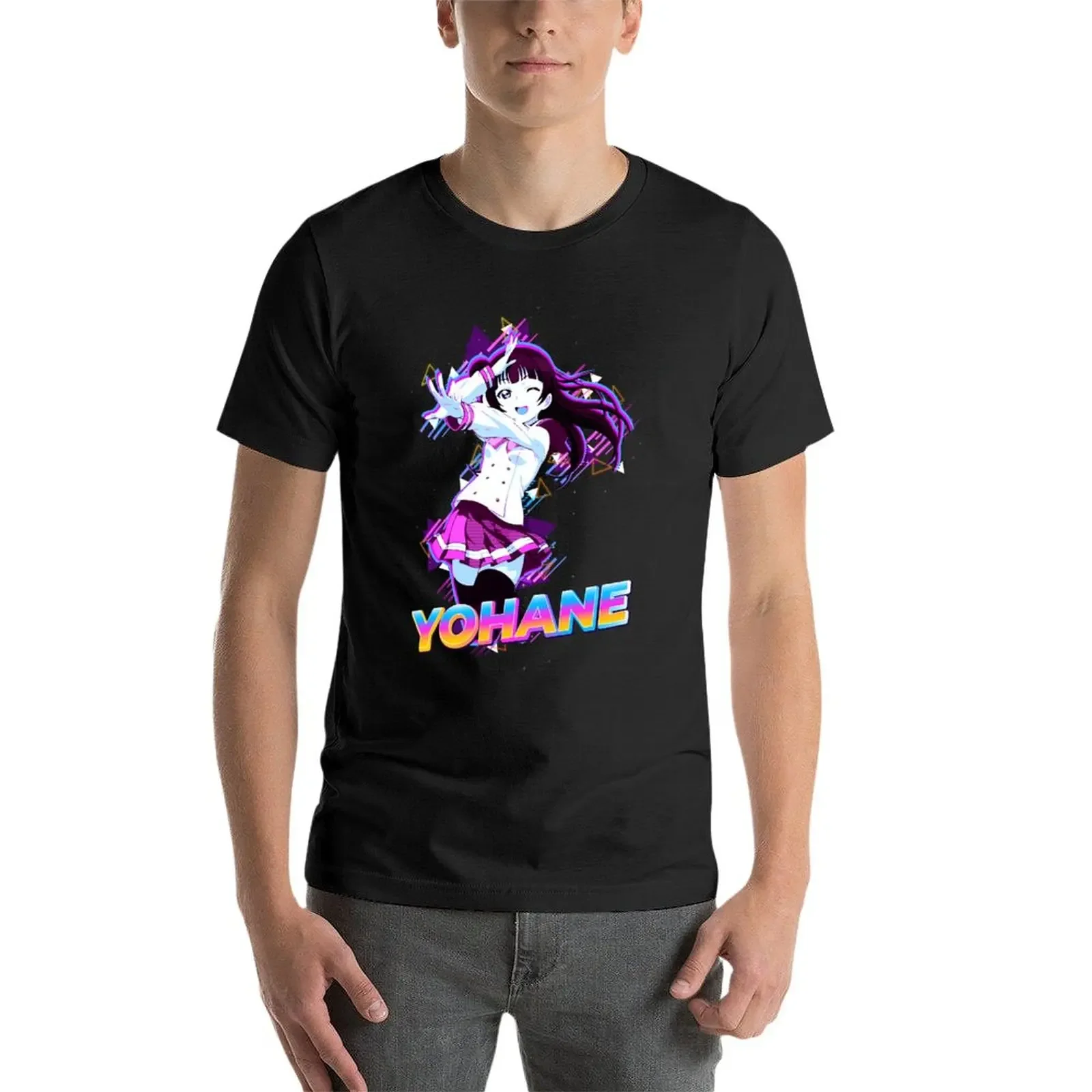 Yohee-Camiseta Love Live para hombre, ropa estética, animal prinfor boys, camisetas grandes y altas