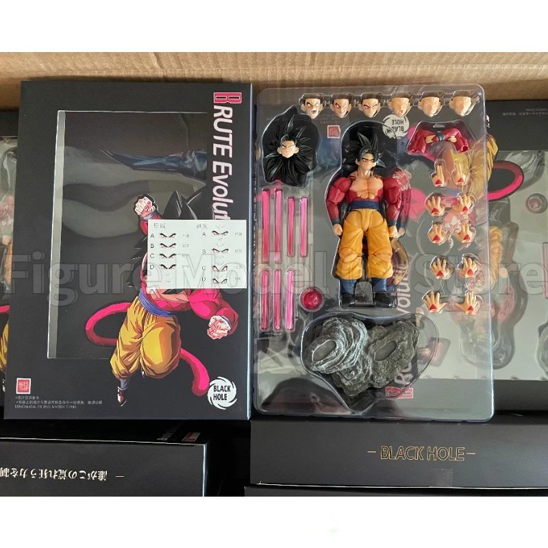 In Stock Black Hole Toys Dragon Ball SHF Brute Evolution Super Saiyan 4 SSJ4 Son Goku Acme Power Jiren Anime Action Figures