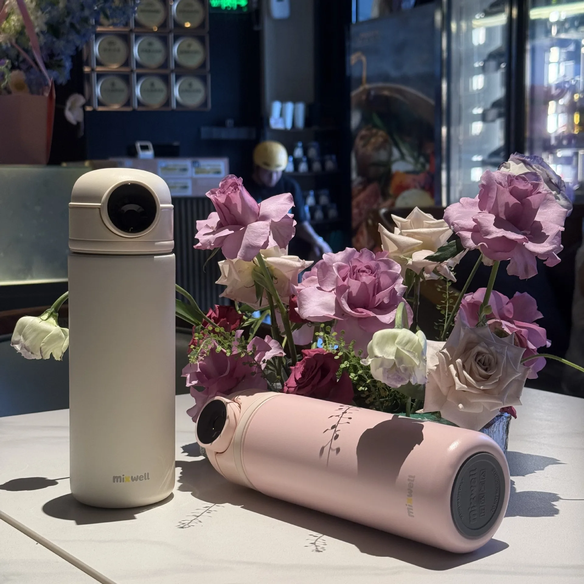 

New Fingerprint Unlocking Thermos Cup, Portable Children's and Students' Anti-drop Thermal Insulation Pot Fingerprint Water Cup