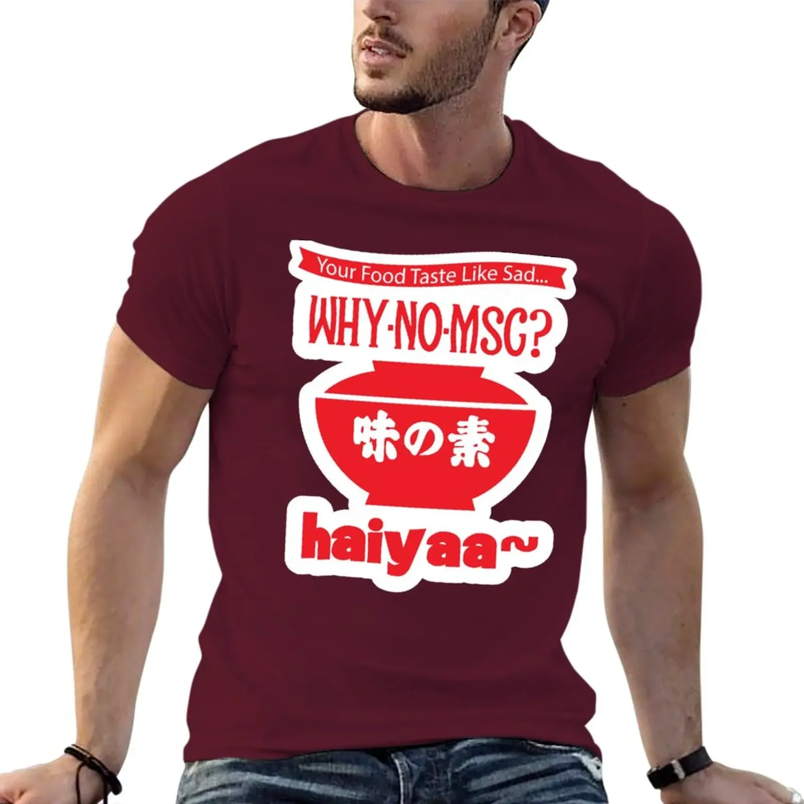 uncle roger haiyaa haiyaa T-Shirt summer tops men clothes Uncle Roger HAIYAA T Shirt funny