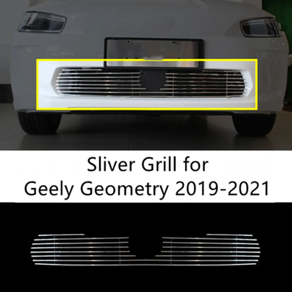 

Car Styling Front Bumper Grill Mask Decoration for Geely Geometry A Pro Radiator Grille Decoration Accessories решетка радиатора